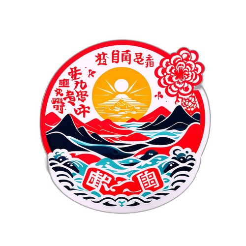 Fargerik naturillustrasjon