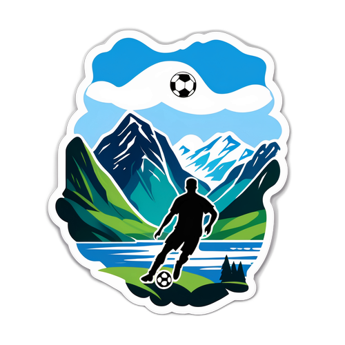 Sticker ya Fjord ya Norway