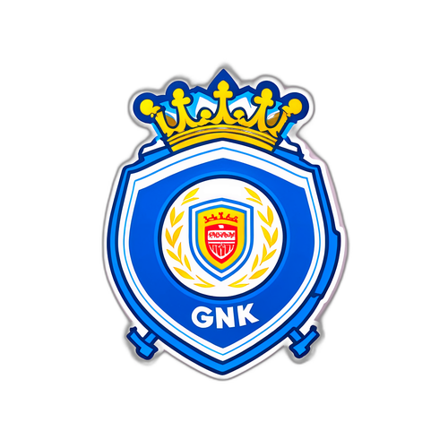 Vrolijke collage van Genk en Braga logo