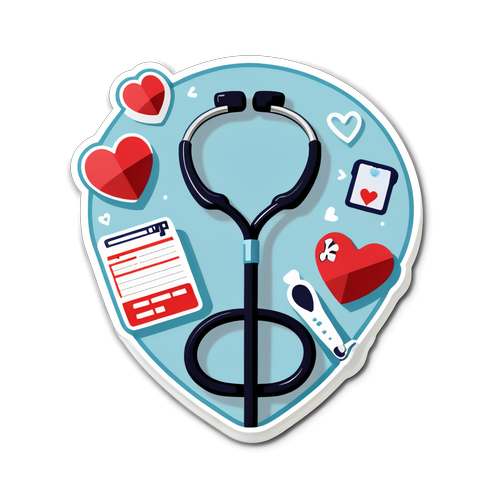 Autocollant Stéthoscope de Grey's Anatomy
