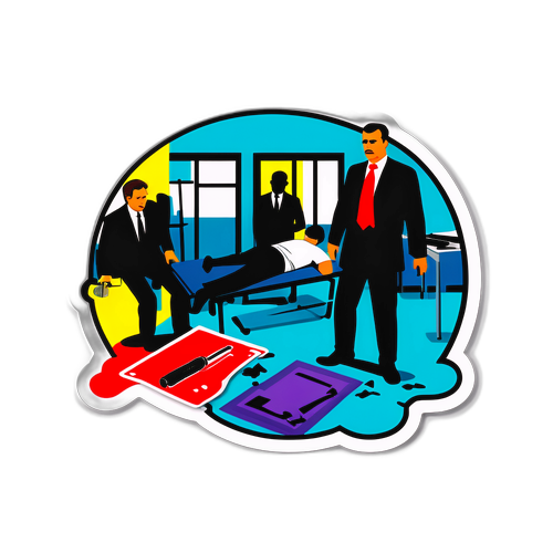 Aufregende Tatort-Szene