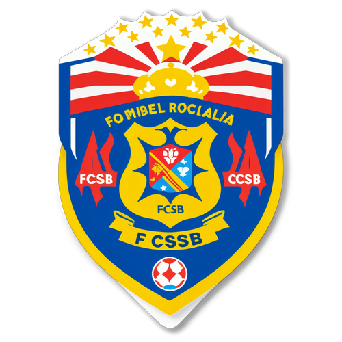 FCSB Își Subliniază Puterea: Emblema Echipei Străpunge Stadionul În Focul Susținerii Fanilor!