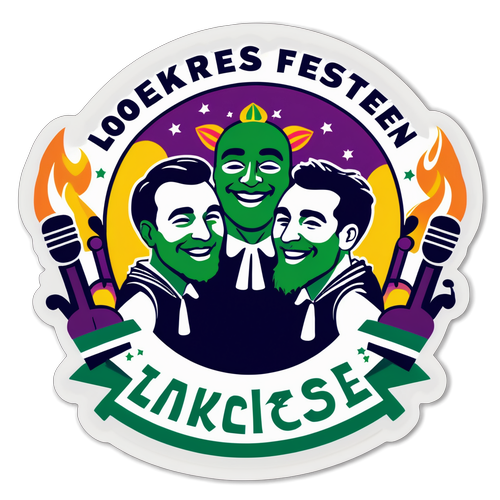 De Onweerstaanbare Magie van de Lokerse Feesten: Vier de Vreugde met Deze Adembenemende Sticker!