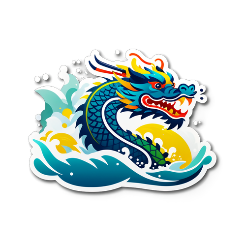 精緻的龍舟造型