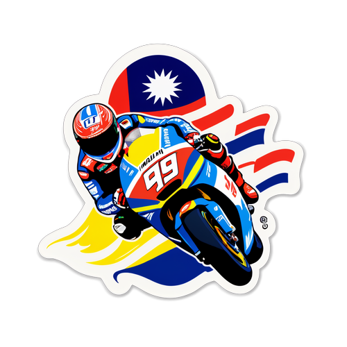 Ini Bendera Malaysia! Sticker MotoGP yang Membuat Adrenalin Anda Memuncak!