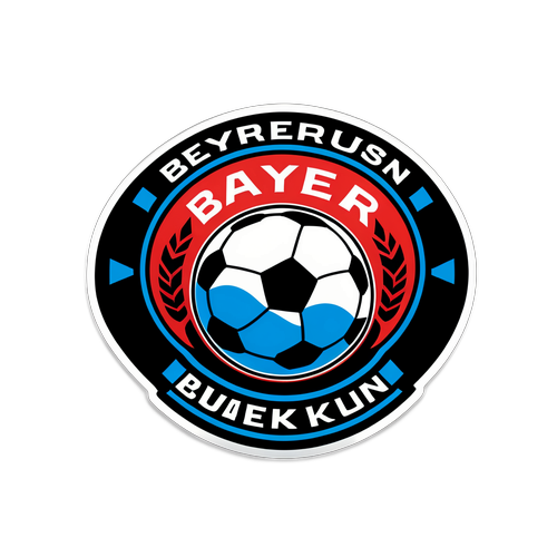 Thiết kế nhãn dán logo Bayer Leverkusen