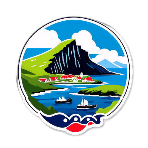 Nálepka Chorvatsko – Faerské ostrovy