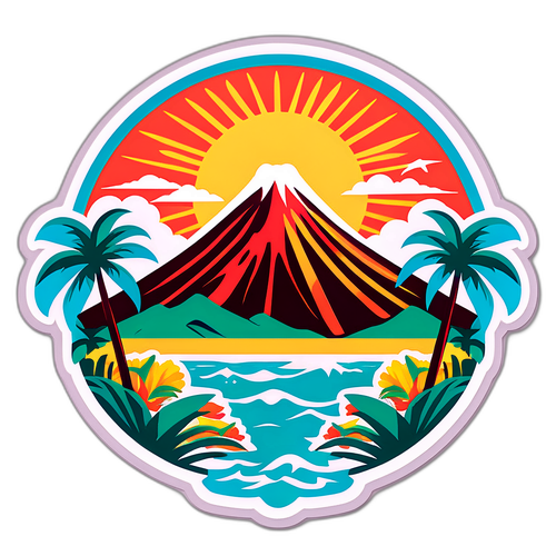 Tropisches Motiv für Costa Rica