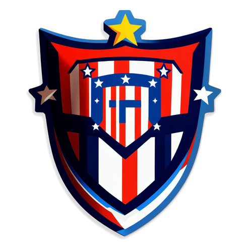 Fă-ți Mândrie Steag cu Stickerele Atletico Madrid - Design Uimitor pentru Fanii Pasionați!