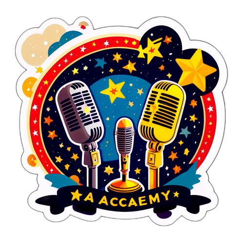 Autocollant inspiré par Star Academy