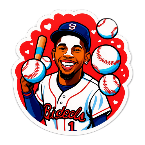 An Artistic Portrait of a Baseball Player