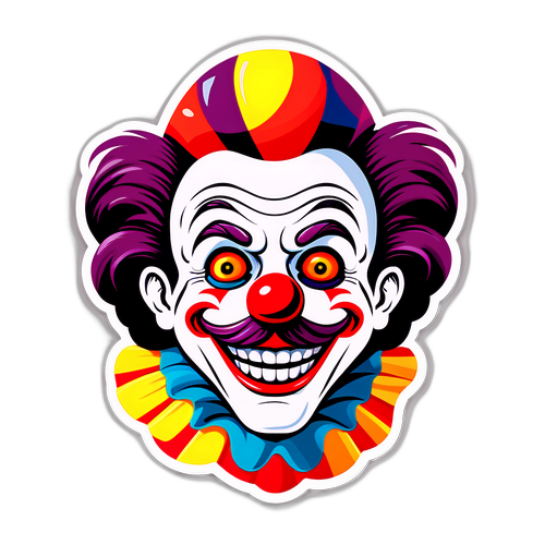 Adesivo do João Vicente: Clown & Risos