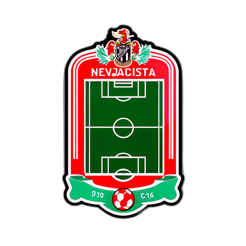 Návrh samolepky fotbalového hřiště