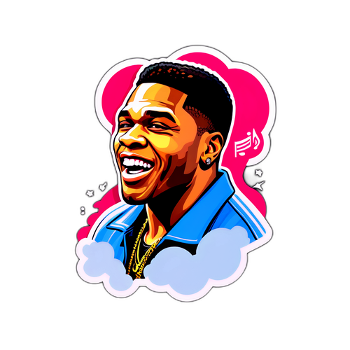 Sticker med Nellys musikalstil