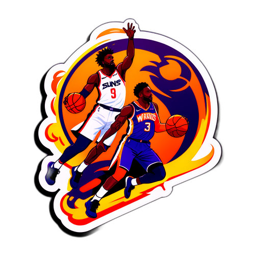Wizards vs Suns Sticker