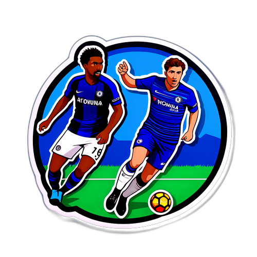 Atalanta vs Chelsea - Pelaajat Toiminnassa