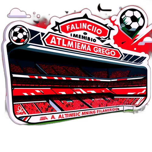 Stiker Suasana Pertandingan Atlético Mineiro vs Flamengo