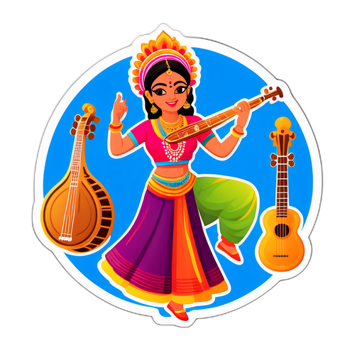 भोजपुरी संस्कृति का स्टिकर