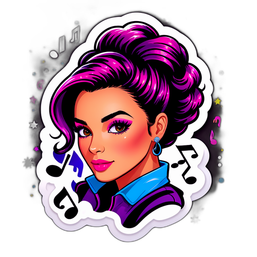 סטיקר ססגוני של נועה קירן