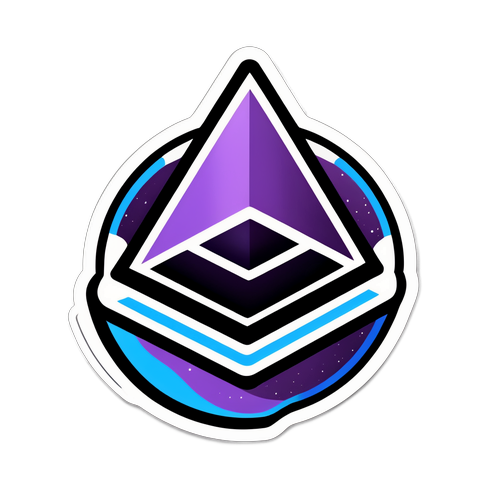 Sticker ter viering van Ethereum