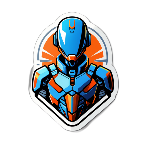 Stiker Futuristik 'Highguard'