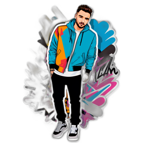 Adesivo alla moda di Liam Payne
