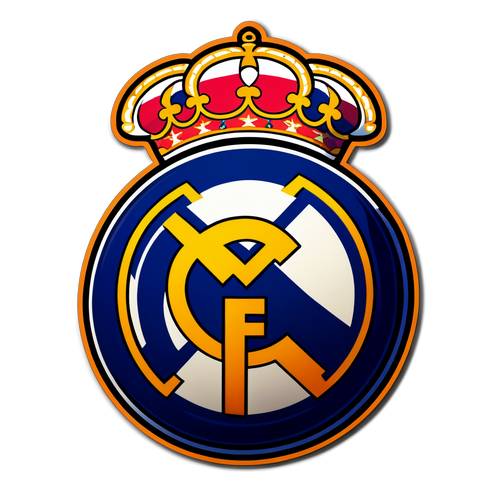 Rivalry Unleashed: Real Madrid and Barcelona Emblem Fusion