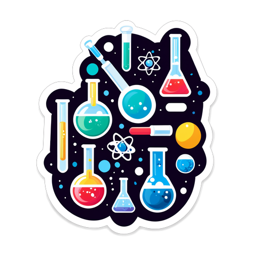 科學主題貼紙
