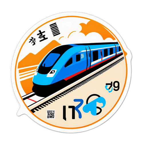 高鐵票務設計貼紙