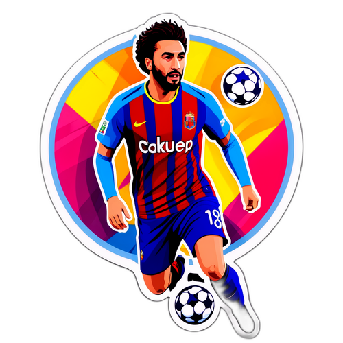Sticker van Arda Güler met dribbelactie