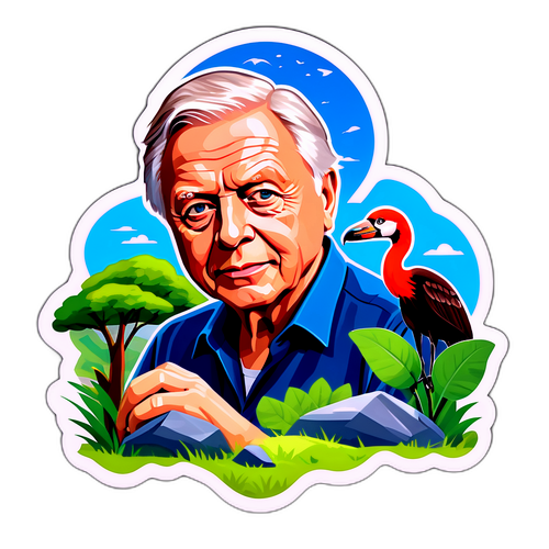 Luo tarra David Attenborough's luonnon teemalla