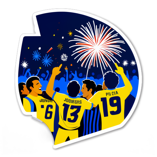 Celebración de los fans de Boca Juniors