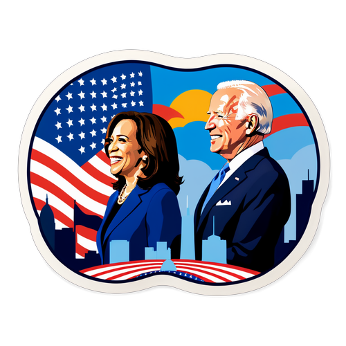 Kesatuan dan Kemajuan: Stiker Inspirasi Biden & Harris untuk Masa Depan Cerah!