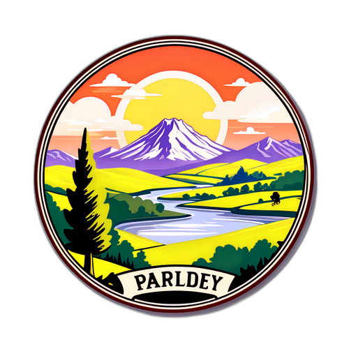 Вінтажна наклейка Паркер Вордлі