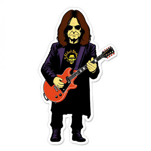 Black Sabbath Ozzy Osbourne Rock Sticker