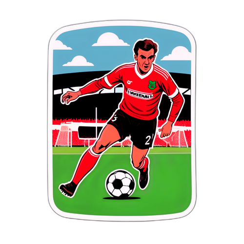 Sticker Momen Sejarah Wrexham yang Ikonik