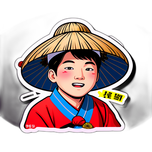 이정현의 유명한 표정 스티커