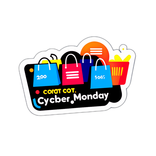 Cyber Monday 2025 Klistermærke