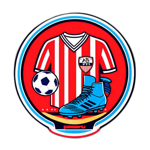 Sticker Retro Fotbal PSV
