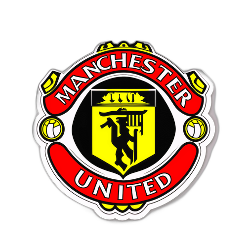 Manchester United Embleem met 'United We Stand'