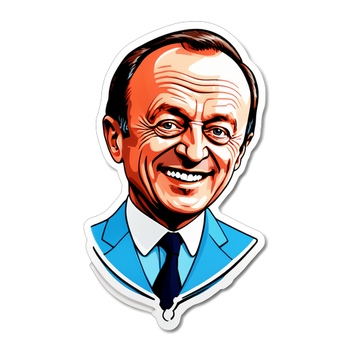 Satirischer Sticker zu Friedrich Merz