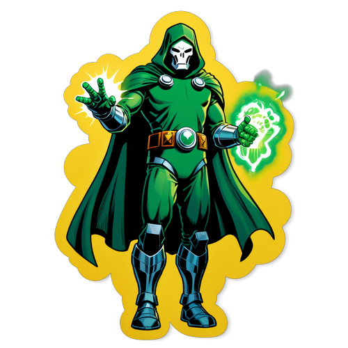 Şok Edici! Doctor Doom'un Enerji Dolu Çizgi Film Hali Sizi Büyüleyecek!