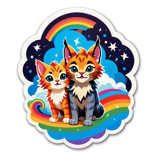 Whimsical Storm vs Lynx Sticker