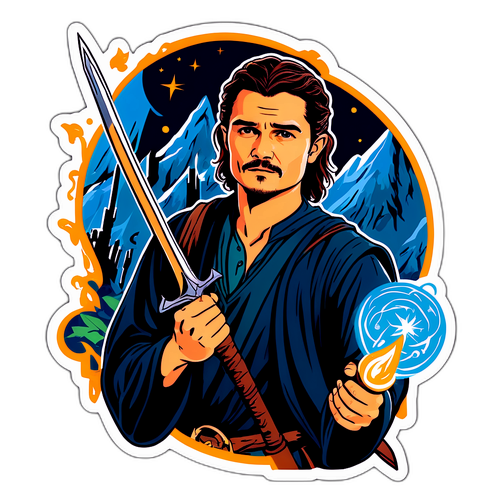 Orlando Bloom jako Legolas z Pána prstenů