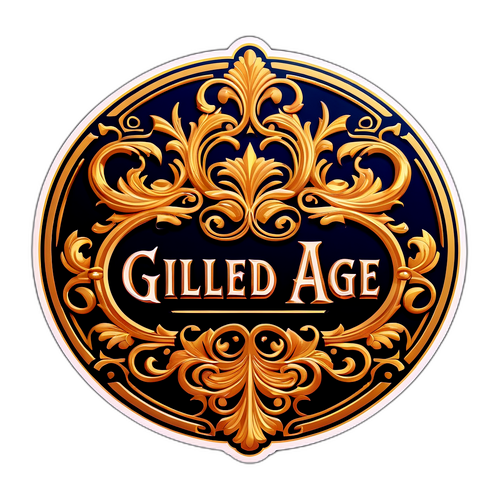 Gilded Age Vintage-Style Sticker