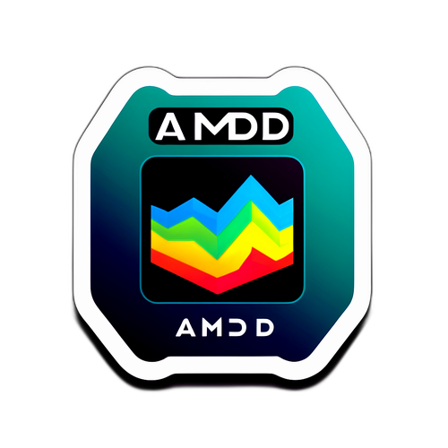 AMD Aandelen Sticker