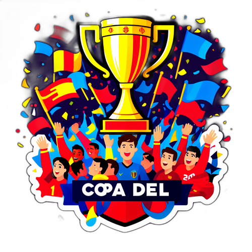 Vibrant Copa del Rey Sticker