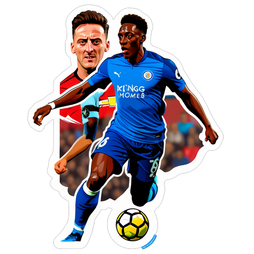 Aksi Memikat! Sticker Dinamis Pertandingan Brighton vs Manchester United dengan Danny Welbeck!