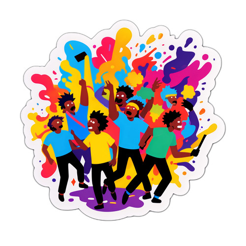 Sticker Huru-Hara Riot