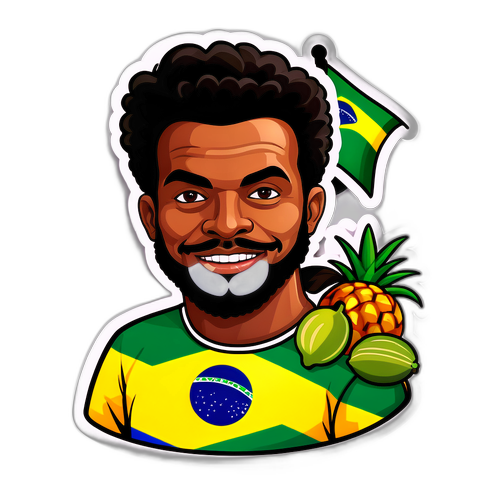 Adesivo Divertido do Magrão